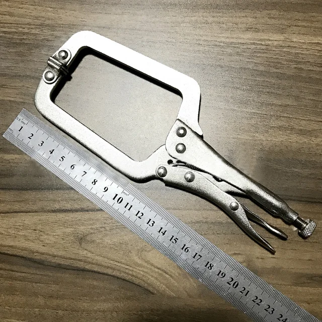 Multi-function Locking Clamp  23cm Locking Vise Grip Welding Clamp C-clamp Sheet Steel Clamp - Image 4