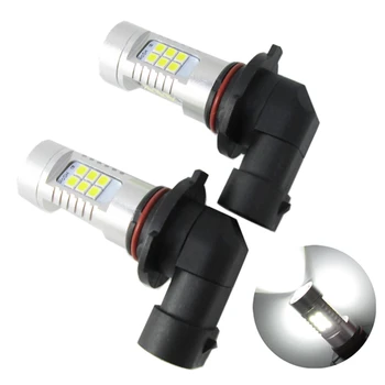 

NEW 2PCS* High Power 9006/HB4 21LED Samsung 2835 21SMD decoding fog light bulbs with led lens DRL Fog Lamp 9006 6000k White