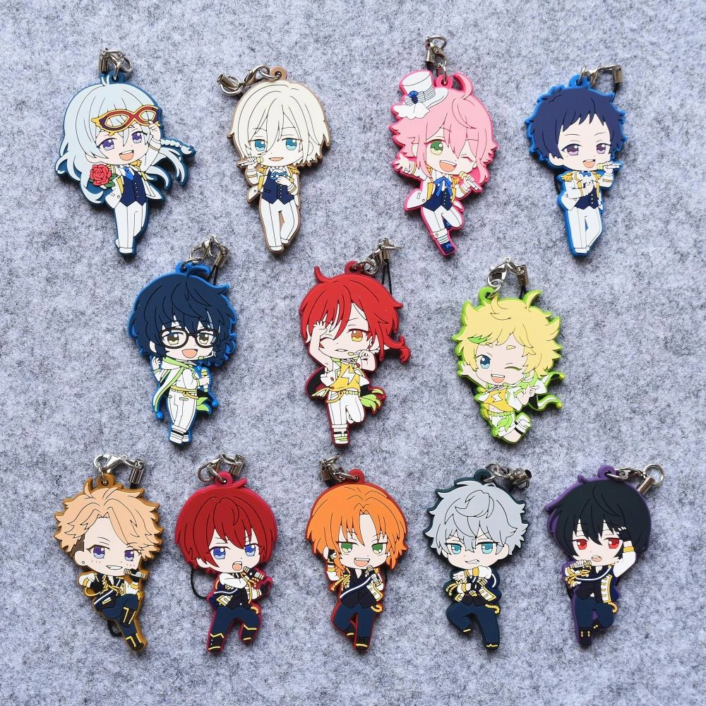 Ansemble Stars аниме Eichi Yuzuru Koga Adonis Leo Izumi Ritsu Tsukasa Nazuna Hajime 3rd Ver резиновый брелок