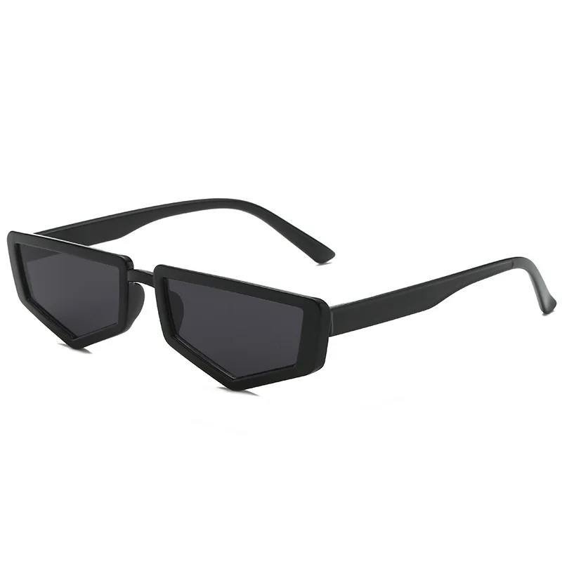 Винтажные женские солнцезащитные очки с небольшой полигональной оправой, ретро тренд, леопардовая, индивидуальная форма, плоский верх, солнцезащитные очки, женские оттенки, UV400