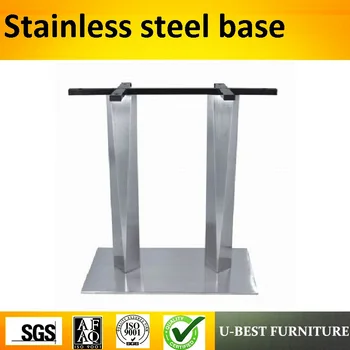 

U-BEST Furniture Parts Office Table Leg OEM Custom Metal Tube Square Table Base for Sale