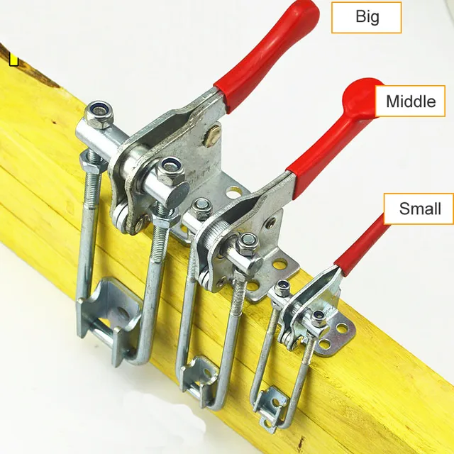Latch type locking clip ,Fast presser Horizontal fixture,sturdy,durable,Woodworking press clamps