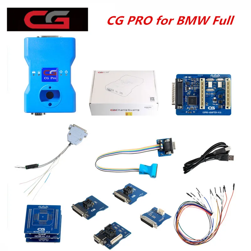 CGDI CG Pro 9S12 Freescale программатор для BMW полный пакет со всеми адаптерами| |