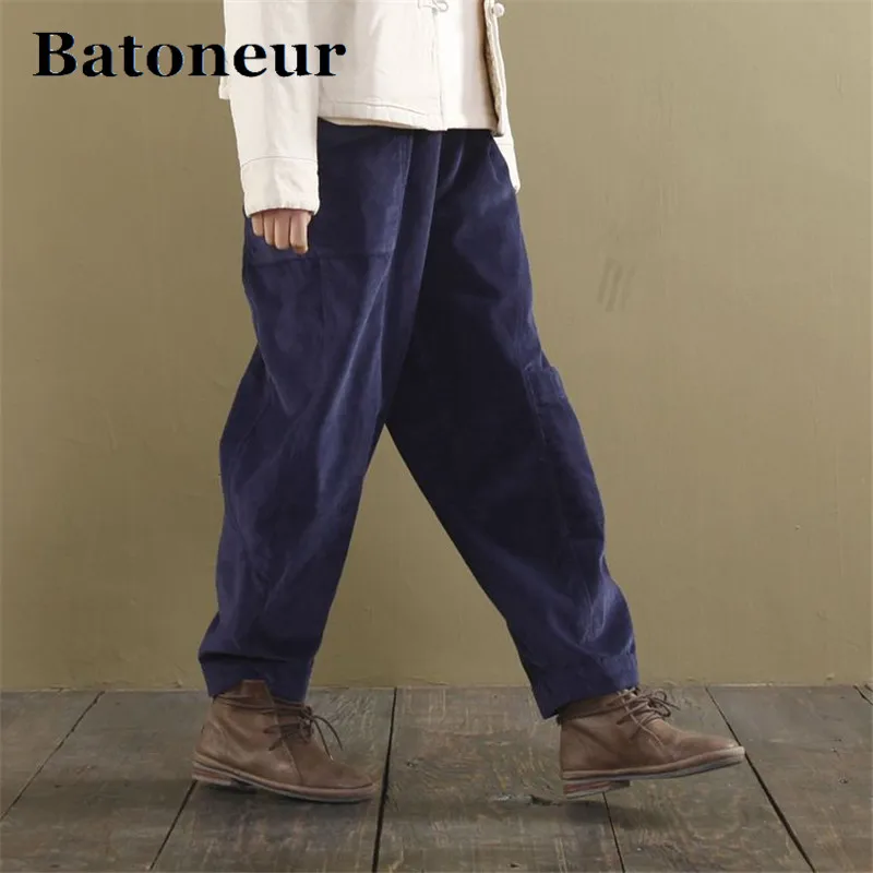 Johnature-Women-Wide-Leg-Pants-Elastic-Waist-2017-Autumn-New-Loose-Brief-Pockets-Women-Trouser-3 (1)