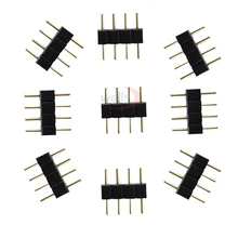 20~ 1000 шт. 4 pin игольчатого типа RGB "мама"/"папа" Тип Двойной 4pin для 3528 5050 RGB светодиодный полосы светодиодный аксессуары