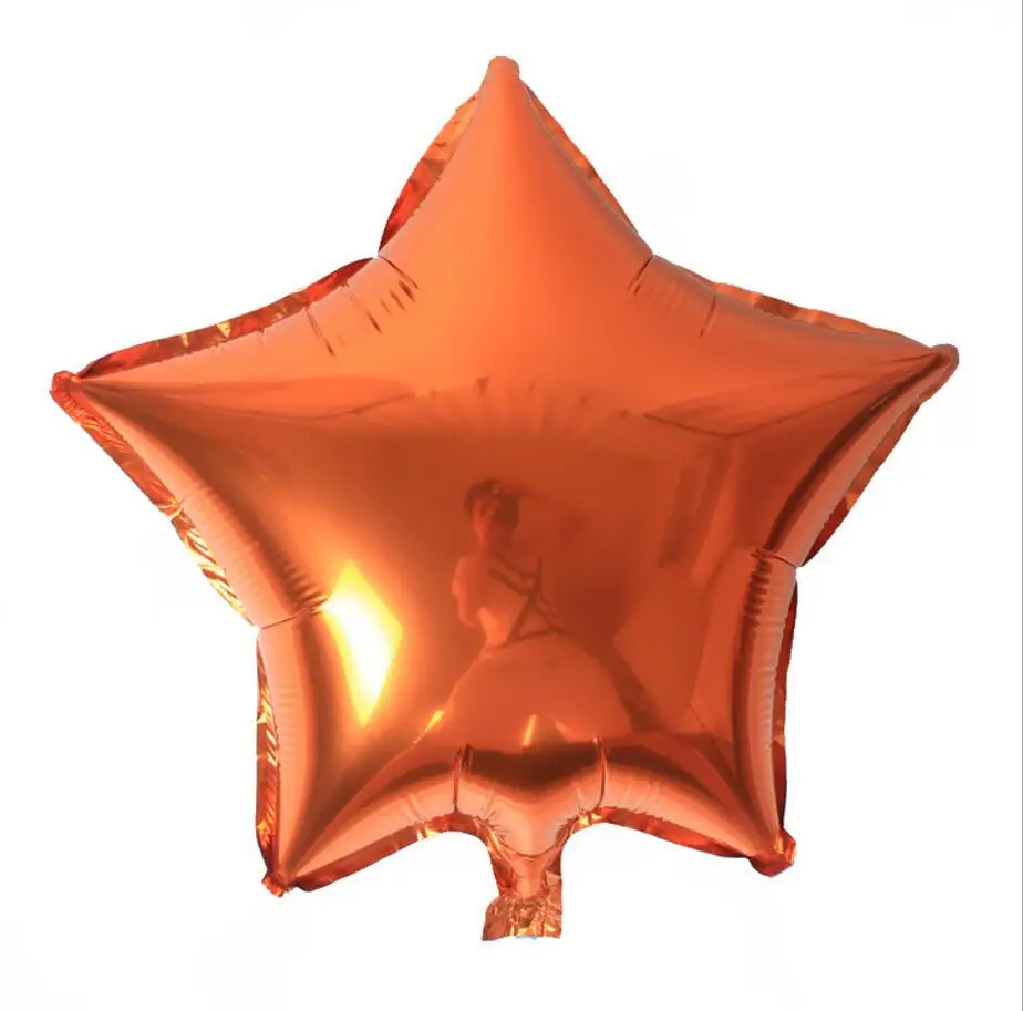 1PC 18 inch Rose gold Star Heart aluminum balloon colorful star heart helium foil ballon for wedding Birthday party decoration   (20)
