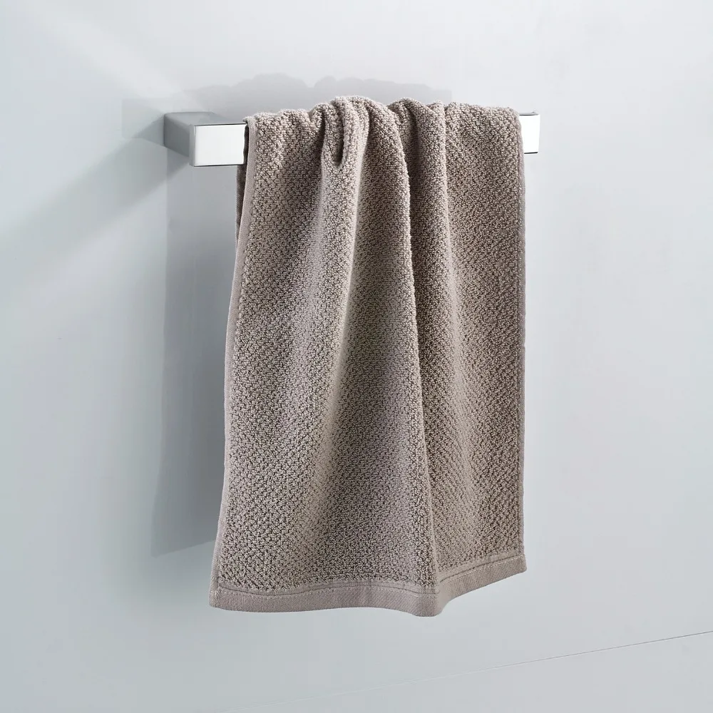 Хромированная отделка нержавеющая сталь настенный легко висящий держатель для полотенец ванной комнаты