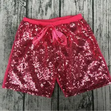 Детские Золотые шорты с блестками летний день рождения Искра Мода Шорты для женщин детские шорты детские Обувь для девочек детская одежда