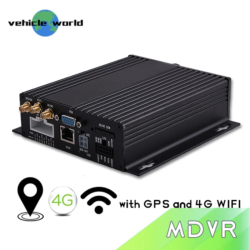 Security Protection For Vehicle 4ch with G-sensor/GPS 4G WIFI MDVR for Road Safety | Безопасность и защита