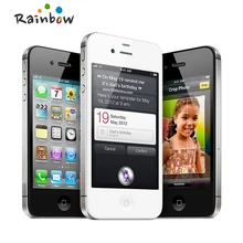 Apple iPhone 4S 16 ГБ 3G WIFI GPS 8MP 1080P 3," IPS 960x640px разблокированный мобильный телефон с сенсорным экраном