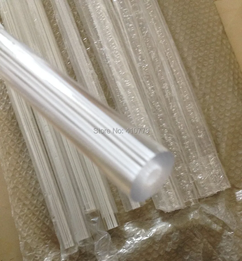 THZ ACRYLIC CLEAR ROD PLEXIGLASS BUBBLE ROD PLASTIC LINE ROD (6)