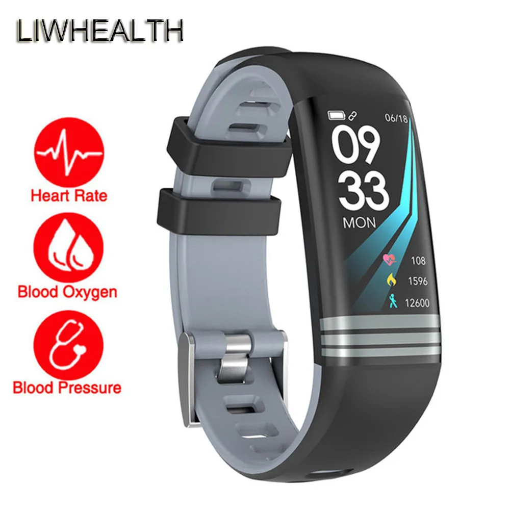 Cool Color Bluetooth Smart Watch HR/BP/O2 Health Fitness Montre Connect