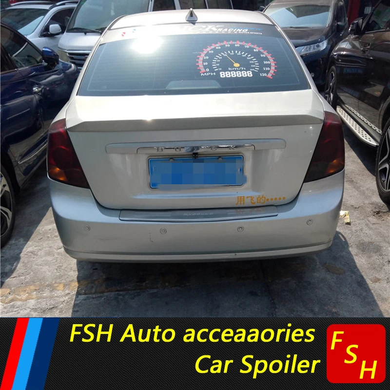 

For Buick Excelle Spoiler High Quality ABS Material Car Rear Wing Primer Color Rear Spoiler For Buick Excelle Spoiler 2003-2007