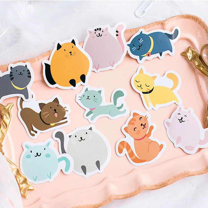 45 шт./коркор. Kawaii Cat rabbit мини наклейки Мультяшные Животные декоративные