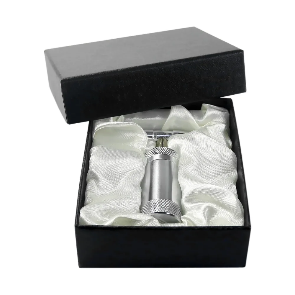 

Formax420 New T Shape Pollen Presser Metal Heavy Duty High Pressure Tobacco Grinder with logo&Gift Box