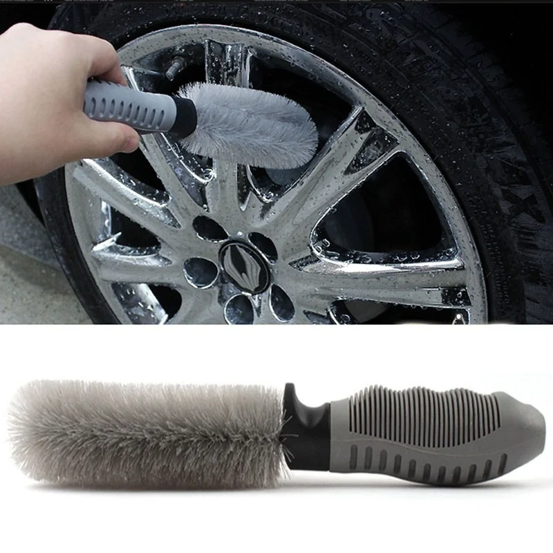 1 pcs High quality Auto Wheel Tire Rim Brush Wash Cleaner Tyre Brushes for Car Hot salein 1 pcs High quality Auto Wheel Tire Rim Brush Wash Cleaner Tyre Brushes for Car Hot salein