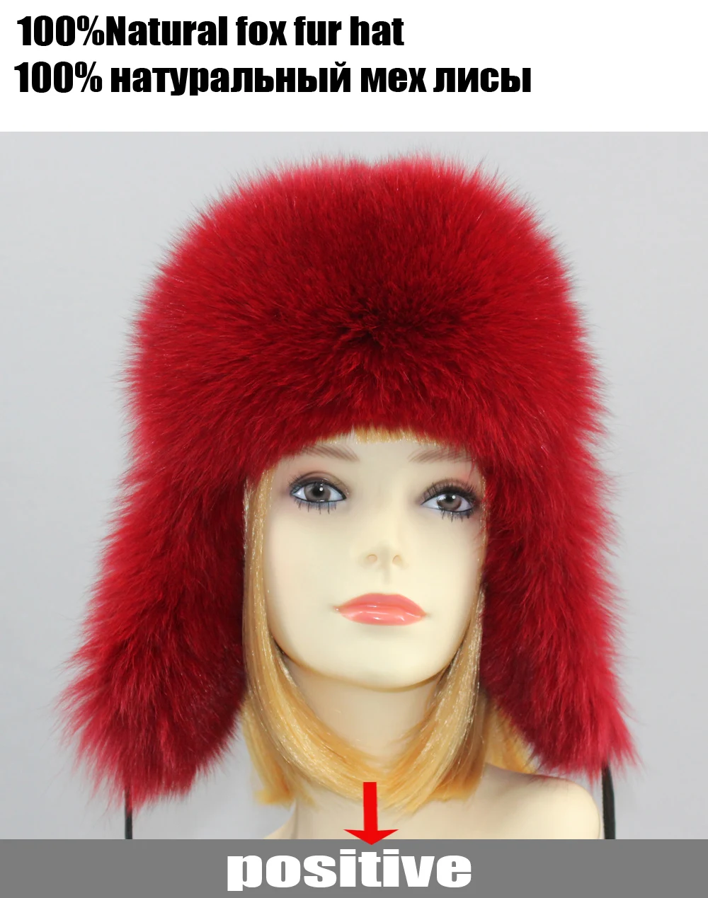 Hot Sale Natural Fox Fur Hat Women Thick Warm Real Fox Fur Cap Winter Fox Fur Bomber Hat Free Shipping