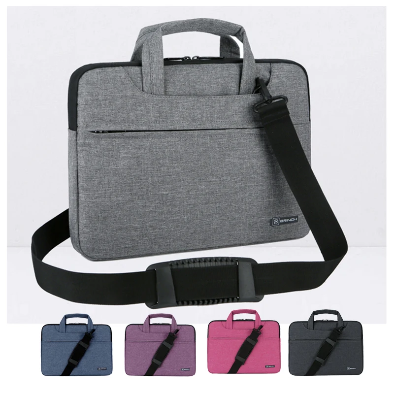Laptop bag 13.3 14 15.6 inch waterproof notebook bag for macbook air pro 13 15 laptop shoulder bag briefcase for woman handbag Laptop bag 13.3 14 15.6 inch waterproof notebook bag for macbook air pro 13 15 laptop shoulder bag briefcase for woman handbag