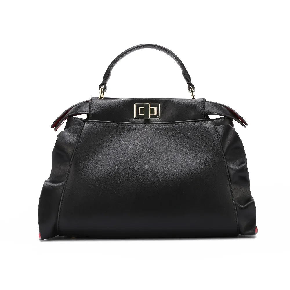 Genuine Leather Peekaboo font b Bag b font font b Luxury b font font b Handbags