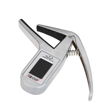 

Aroma Ac-05 Clip-On Guitar Tuner Capo 2-In-1 for Guitar Bass Chromatic Multifunction Universal Exquisite Portable Guitar Part