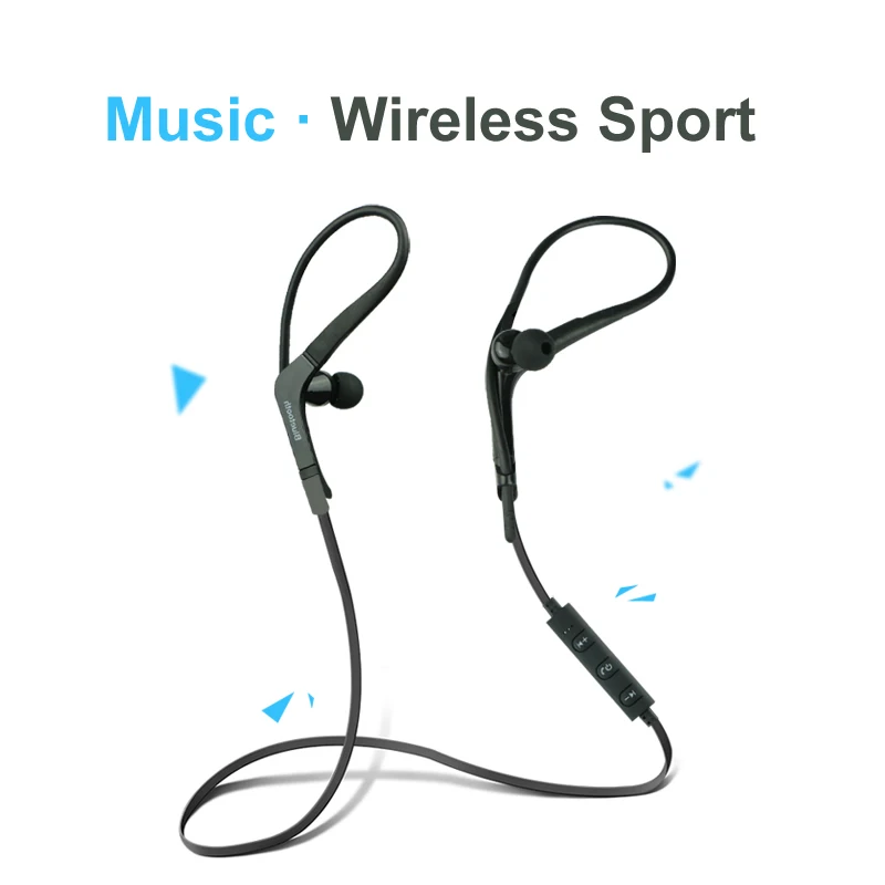 

Newest Sport Earphone Wireless Bluetooth Headset Earphone Ear buds with Microphone for Outdoor Sports For Iphone Sumsung