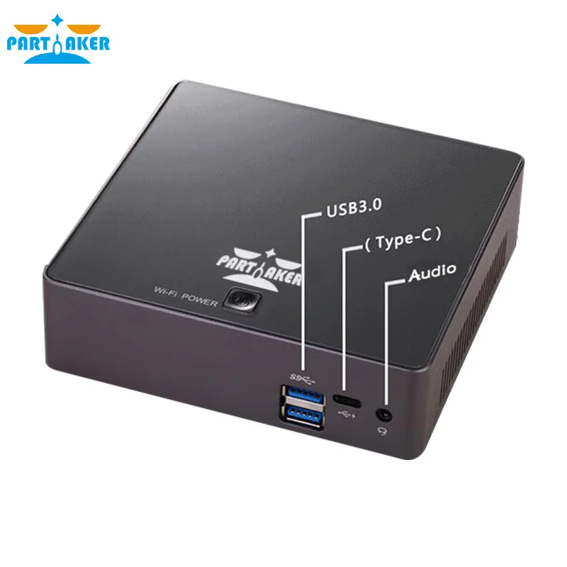 Partaker B3 DDR4 Mini PC 8th Gen Intel Core i5 8250U Quad Core HDMI Type-c