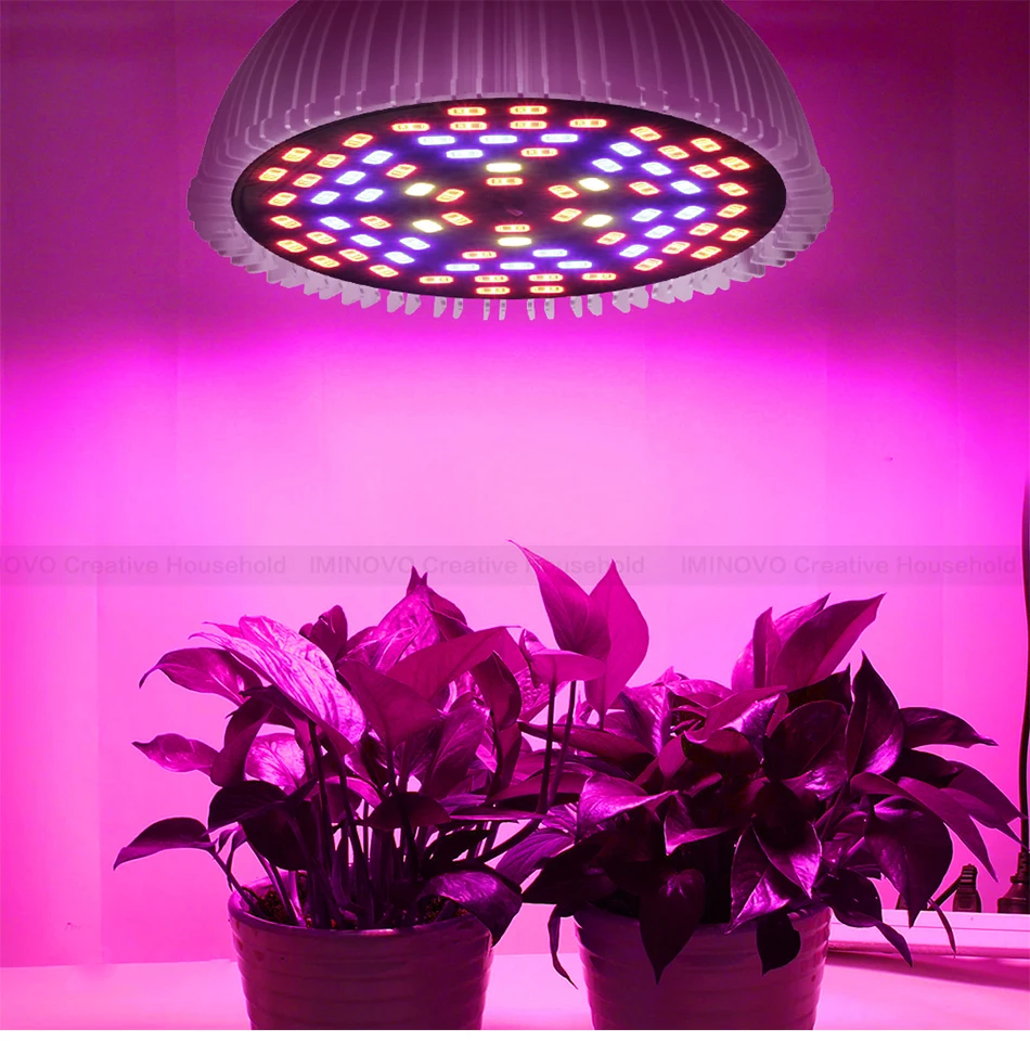 Полный спектр cfl светодиодный Grow Light лампада 30 Вт 50 Вт 80 Вт E27 лампа внутреннего освещения для теплиц цветущие растения Гидропоника Системы