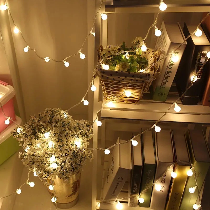10M 100 LED Globe String Lights Warm White/White Ball Fairy Light for Party Christmas Wedding New Year Indoor&outdoor Decoration 10M 100 LED Globe String Lights Warm White/White Ball Fairy Light for Party Christmas Wedding New Year Indoor&outdoor Decoration