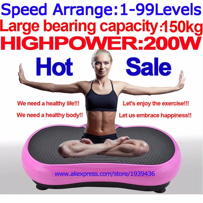 Vibrating Machine Body Whole Body Shaper Fitness Vibration Plate Exercise Gym