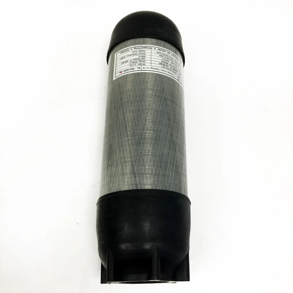 9L 4500psi Paintball Tank Carbon Fiber SCBA Tank Cylinder for air gun hunting+black boots Drop Shipping