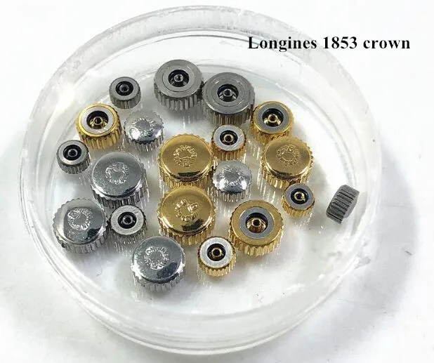 20 шт полностью металлические универсальные Тис короны и L 1853 короны для ремонта часов