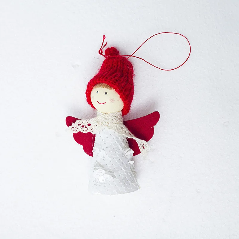Милый Санта Клаус Снеговик кукла украшения Подвески Рождественская елка висячие украшения домашняя Свадебная Рождественская вечеринка Декор 62351 - Цвет: C