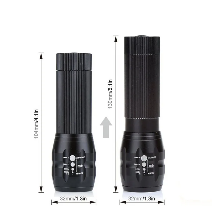 360 Degree Rotation Front Light Rear Light & Battery Bicycle Light  Bike Headlight Front Mount Bracket Set #2A27 (1)
