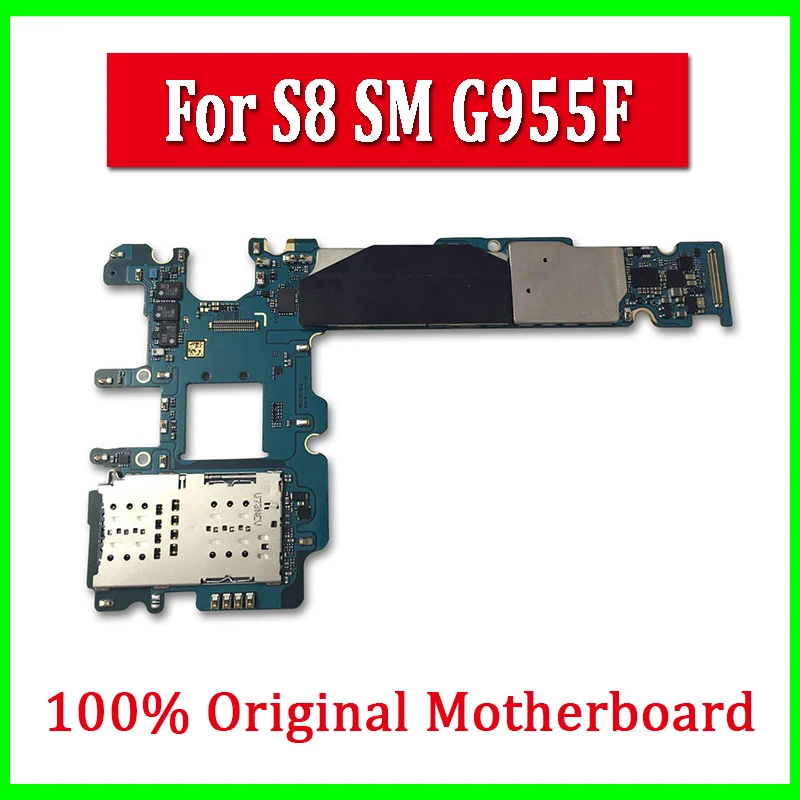

For Samsung S8 Plus G955F Motherboard 64gb Original Motherboard For Samsung S8 Plus G955F Android OS Logic Board EU Version