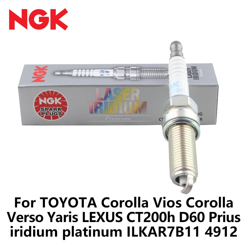4pcs/lot NGK Car Spark Plug For Toyota Corolla Vios Corolla Verso Yaris