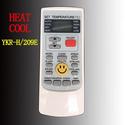 Original For Aux Air Conditioning Remote Control Ykr H 209e Yk H 209e Air Conditioning Fernbedienung Remote Controls Aliexpress