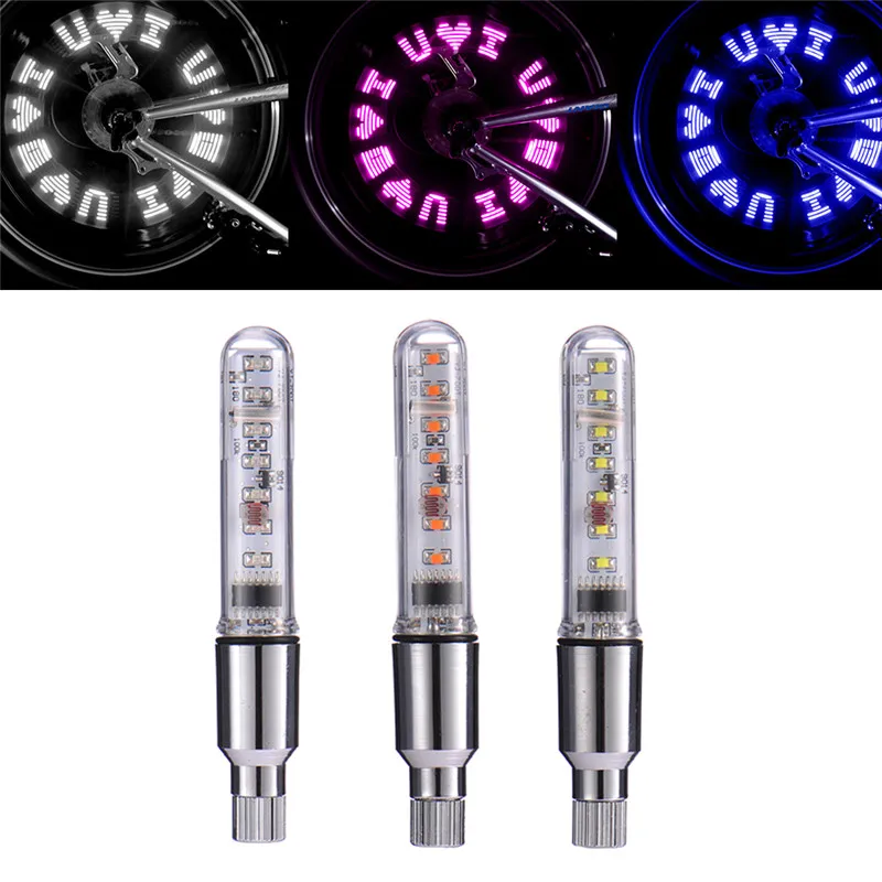 Perfect LED Bicycle Wheel Lights Tire Valve