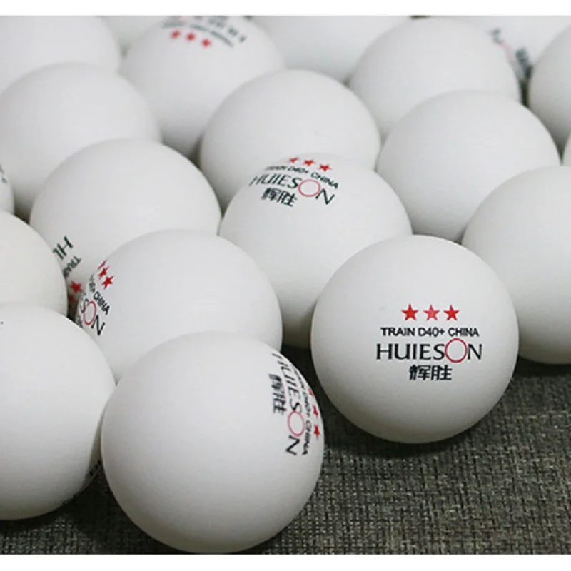 3Star Table Tennis Plastic Balls White Orange PingPong Balls Wholesale DHS D40 