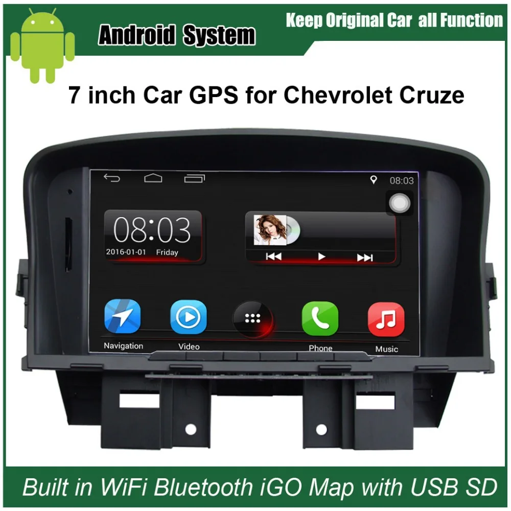 Upgraded Original Car Radio Player Suit to Chevrolet Cruze Car Video