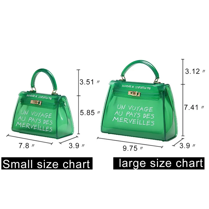 Handbag Size Chart