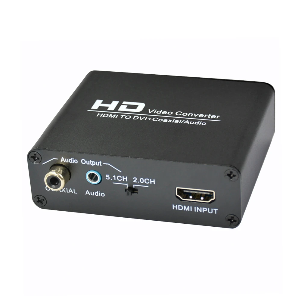 AIYIMA аудио адаптер Aeceiver HDMI к DVI HD видео конвертер Displayport конвертеры волокна