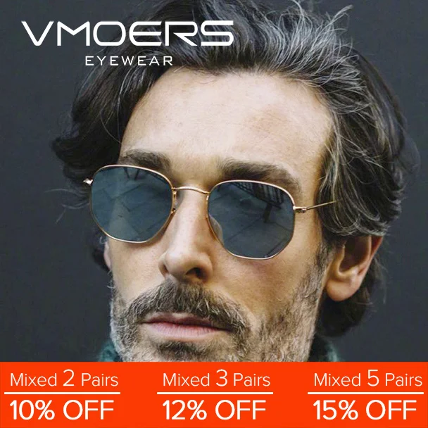 

VMOERS Luxury Brand Sunglasses Men Vintage Small Shades Male 2018 Oculos de sol masculino Oval Retro Sun Glasses For Men Lunette