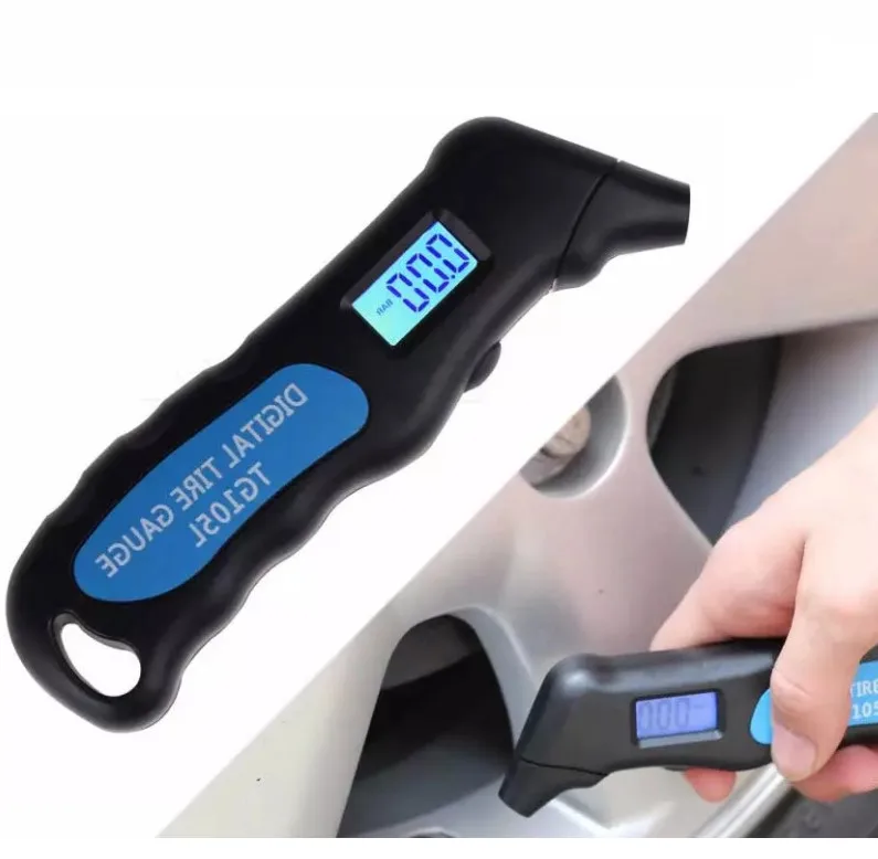 

TG105 Digital LCD Display Manometer Barometers Tester Car Tire Tyre Air Pressure Gauge Meter for Car Truck Motorcycle Bike