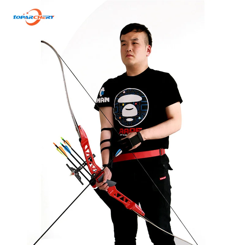 

Outdoor Sport 38lbs Archery Recurve Bow Hunting Bow Weapons Riser t Long take down bow hunting Training Practice Free shipping