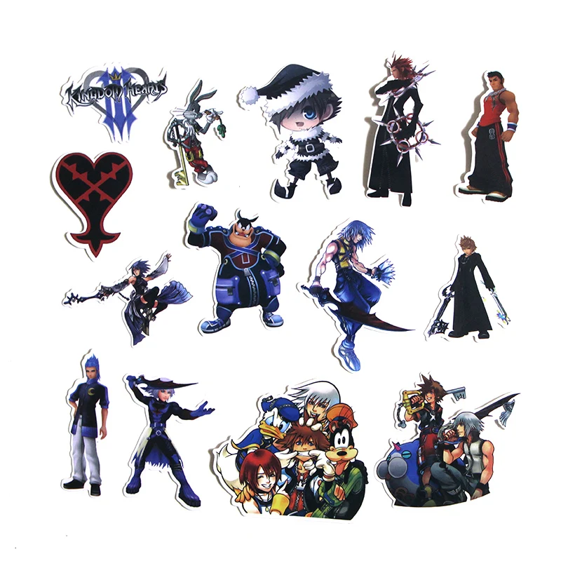 P3165 50 шт. Kingdom Hearts DIY граффити скейтборд ноутбук значок мотоциклетные сумки для багажа аксессуары