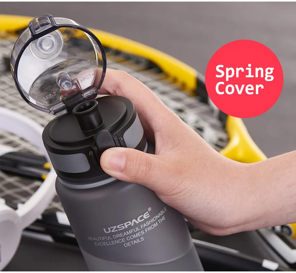 UZSPACE Mein Wasser Flaschen 500 ml Shaker Tragbare Sport Wandern Camping Raum Obst Saft Kunststoff Umweltfreundliche Drink mit filter3026-500_08