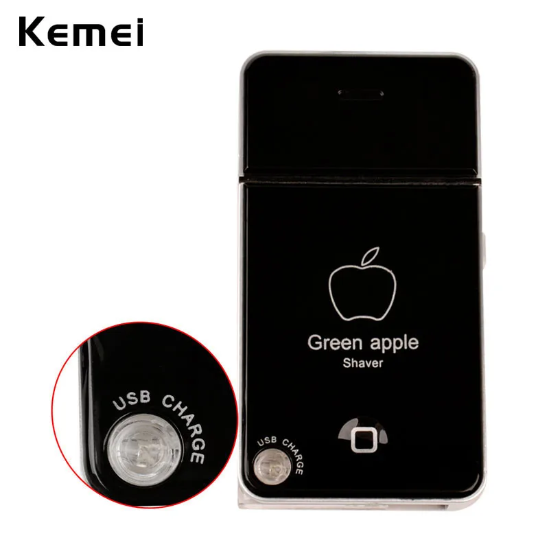 

KEMEI Mini Male Electric Shaver USB Charging Reciprocating Razor Portable Mustache Electric Shaving Machine Beard Trimmer