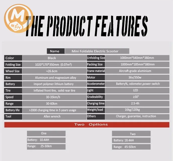 mshwheeel новая модель S6 36V 18.8A мощный двухколесный Мини Складной электрический скутер литиевый электровелосипед