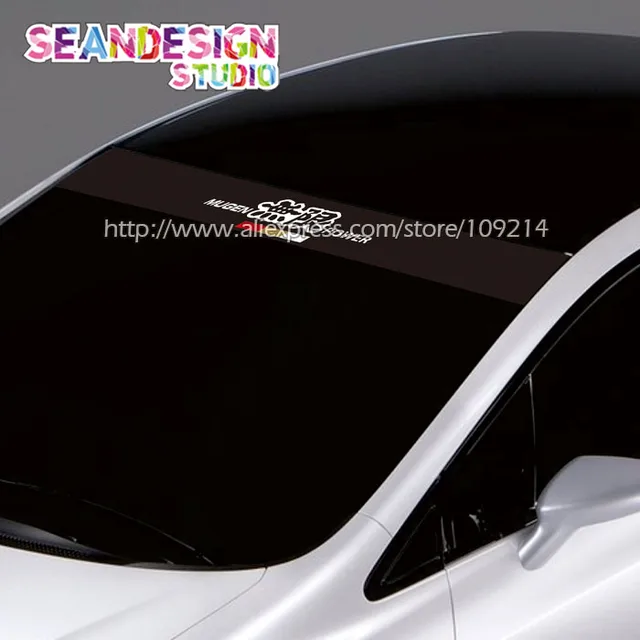 For Honda Mugen Power Type B Nsx Fit Accord S2000 Civic Auto Suv Sticker Decals Waterproof Windshield Sticker Qcpp Car Stickers Aliexpress