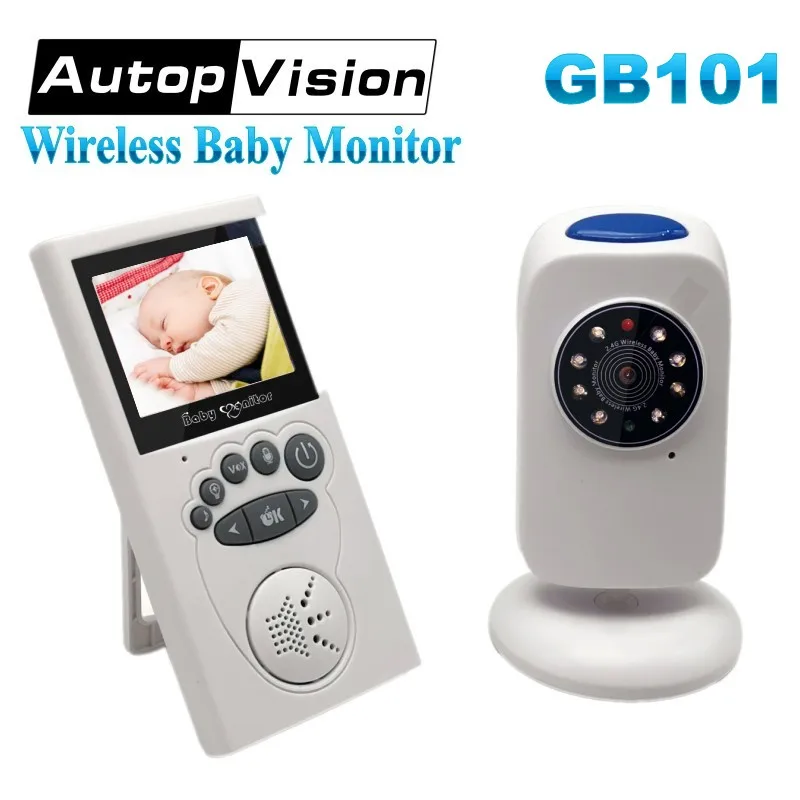 Беспроводная детская камера монитор аудио-видео цветной Детский Монитор детская няня, безопасность камера ночного видения няня с таймером